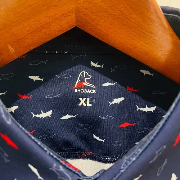 Rhoback Men’s Size XL Performance Golf Polo Shirts - Picture 15 of 16